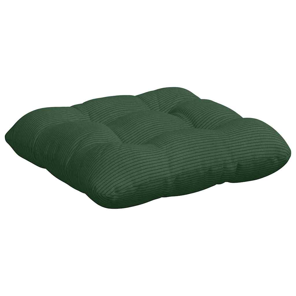 Cuscini per Seduta 4 pcs Verde Scuro 45 x 45 cm | homemem39