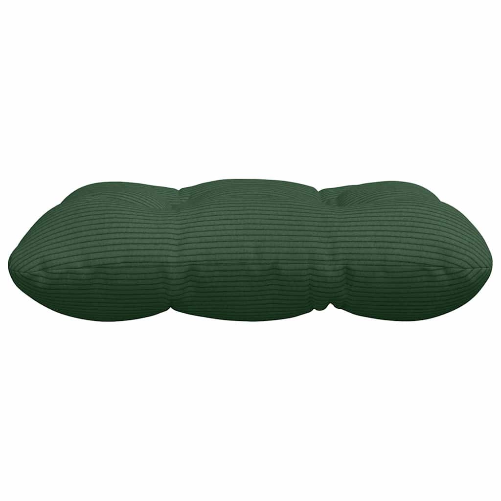Cuscini per Seduta 4 pcs Verde Scuro 45 x 45 cm | homemem39