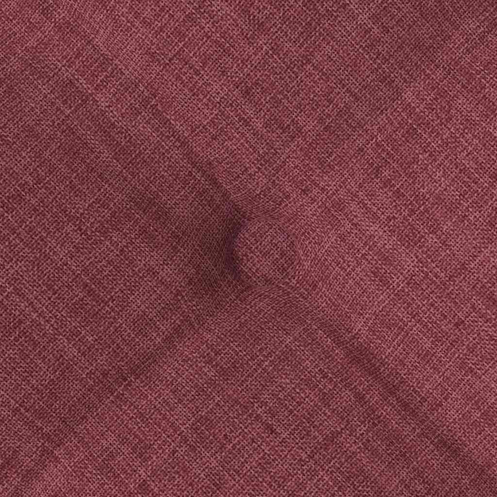 Cuscini per Seduta 4 pcs Rosso Vino 40 x 40 x 6 cm Tessuto | homemem39