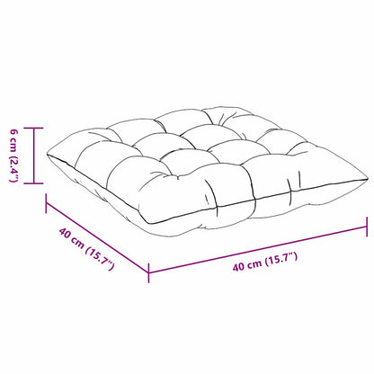 Cuscini per Seduta 4 pcs Talpa 40 x 40 x 6 cm Tessuto | homemem39
