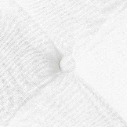 Cuscini per Seduta 4 pcs Bianco 40 x 40 x 6 cm Tessuto | homemem39