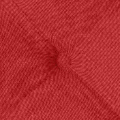 Cuscini per Seduta 4 pcs Rosso 40 x 40 x 6 cm Tessuto | homemem39