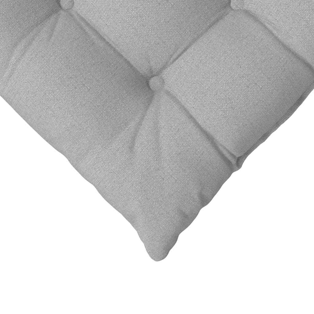 Cuscini per Seduta 4 pcs Grigio Nuvola 40 x 40 x 6 cm Tessuto | homemem39