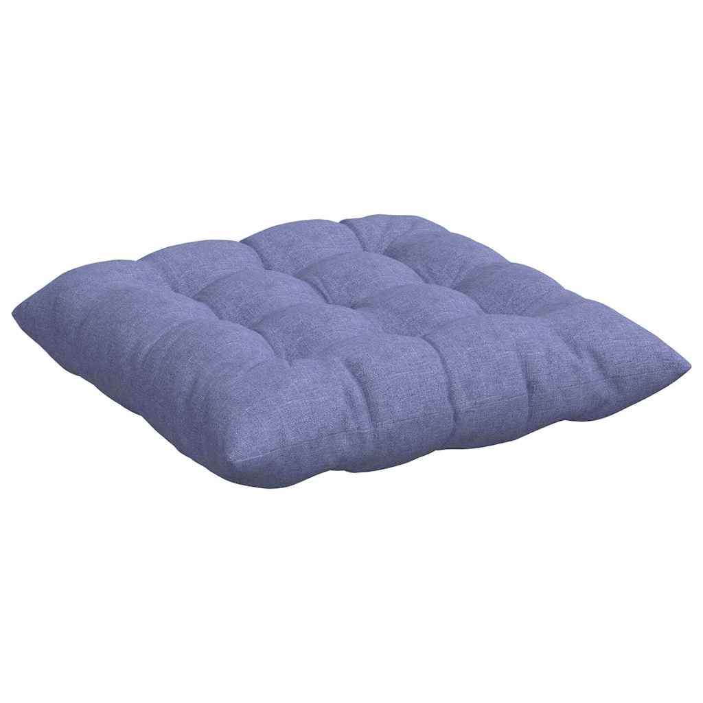 Cuscini per Seduta 4 pcs Blu jeans 40 x 40 x 6 cm Tessuto | homemem39