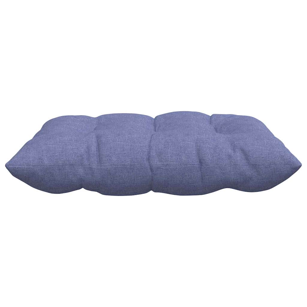 Cuscini per Seduta 4 pcs Blu jeans 40 x 40 x 6 cm Tessuto | homemem39
