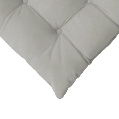 Cuscini per Seduta 4 pcs Grigio chiaro 40 x 40 x 6 cm | homemem39