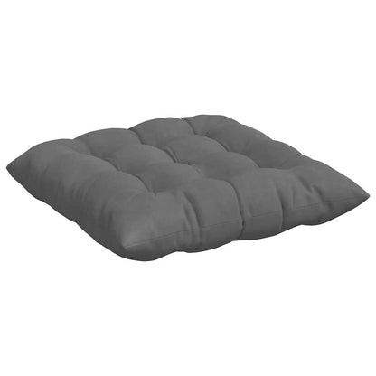Cuscini per Seduta 4 pcs Grigio scuro 40 x 40 x 6 cm Microfibra | homemem39