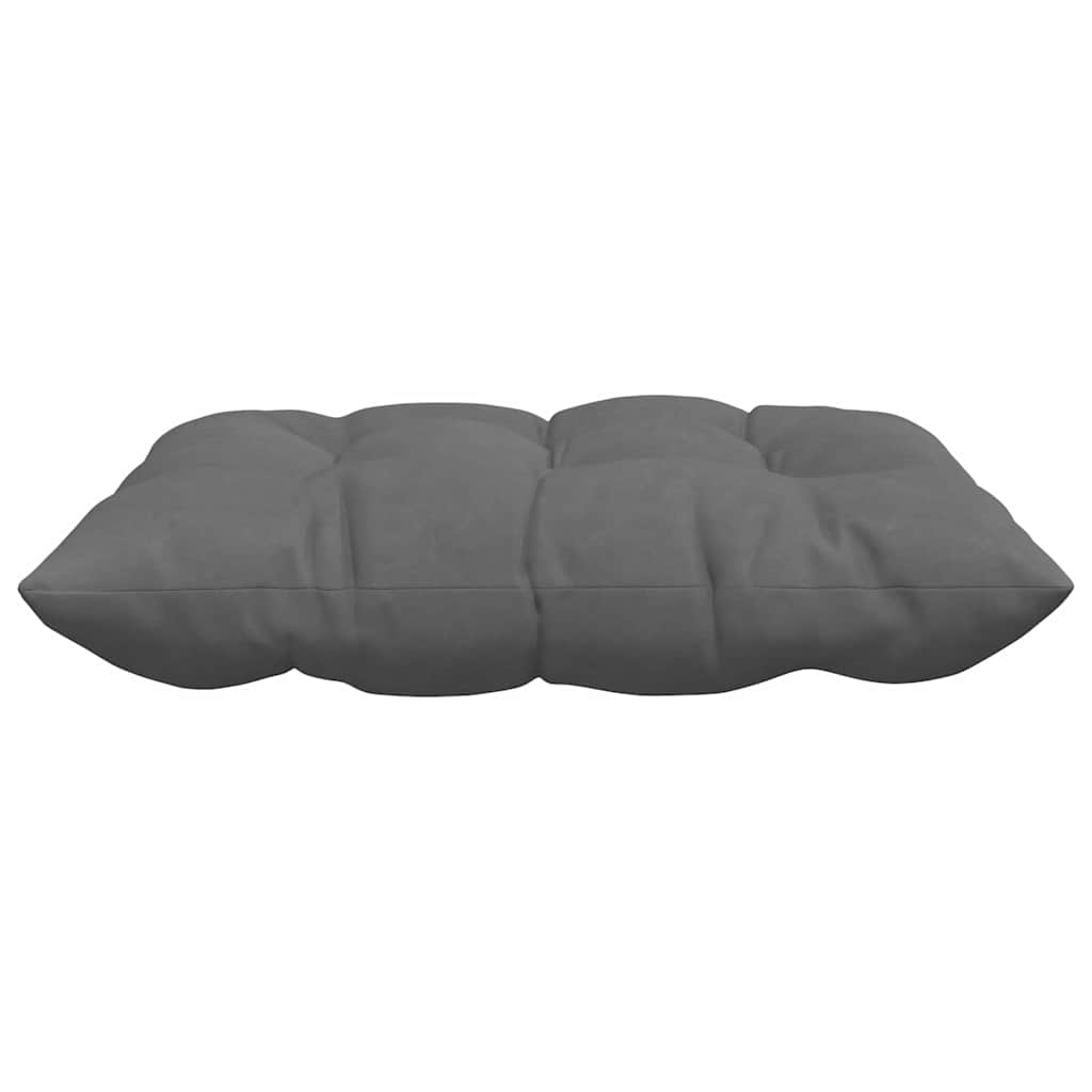 Cuscini per Seduta 4 pcs Grigio scuro 40 x 40 x 6 cm Microfibra | homemem39