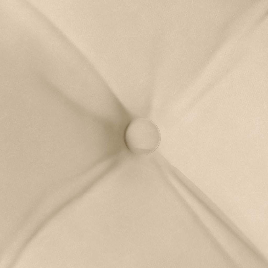 Cuscini per Seduta 4 pcs Crema 40 x 40 x 6 cm Microfibra | homemem39
