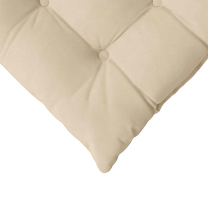 Cuscini per Seduta 4 pcs Crema 40 x 40 x 6 cm Microfibra | homemem39