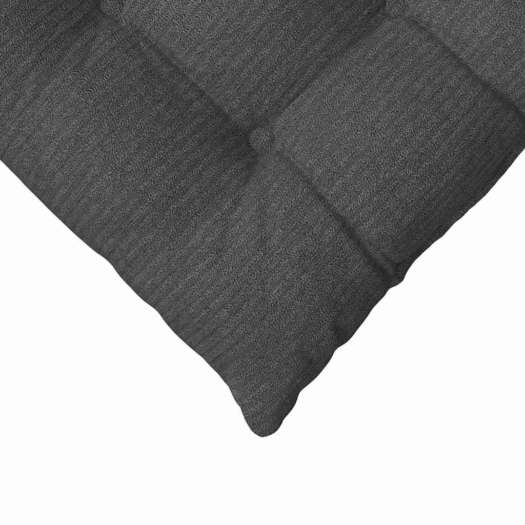 Cuscini per Seduta 4 pcs Grigio scuro 40 x 40 x 6 cm | homemem39