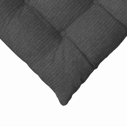 Cuscini per Seduta 4 pcs Grigio scuro 40 x 40 x 6 cm | homemem39