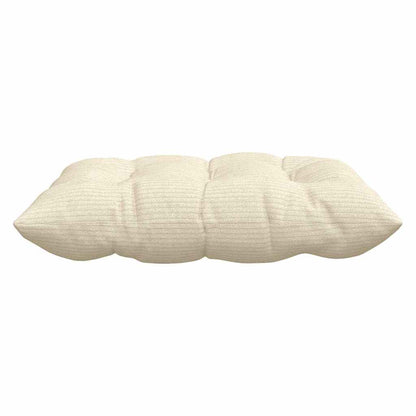 Cuscini per Seduta 4 pcs Crema 40 x 40 x 6 cm Tessuto in Cords | homemem39