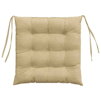 Cuscini per Seduta 4 pcs Grigio Verde 40 x 40 x 6 cm