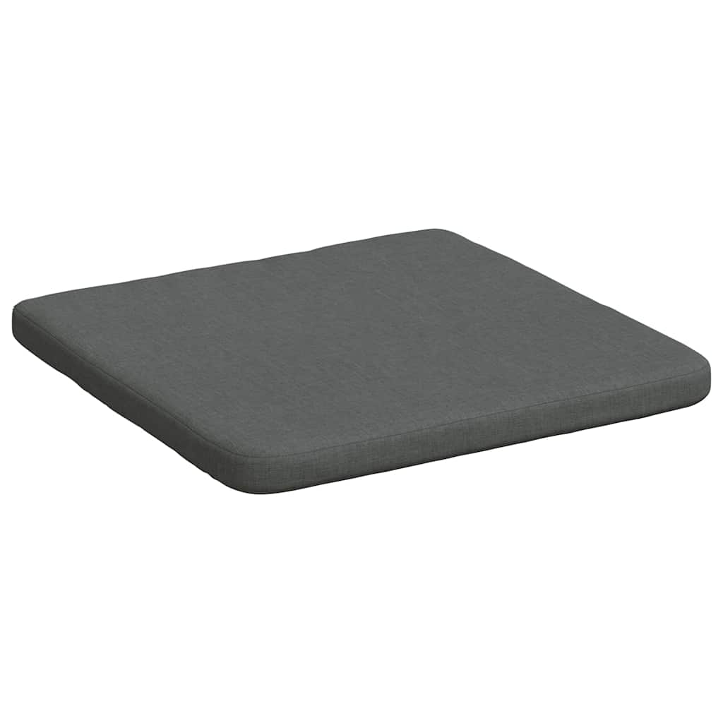 Cuscini per Seduta 4 pcs Grigio scuro 40 x 40 x 3 cm Tessuto | homemem39