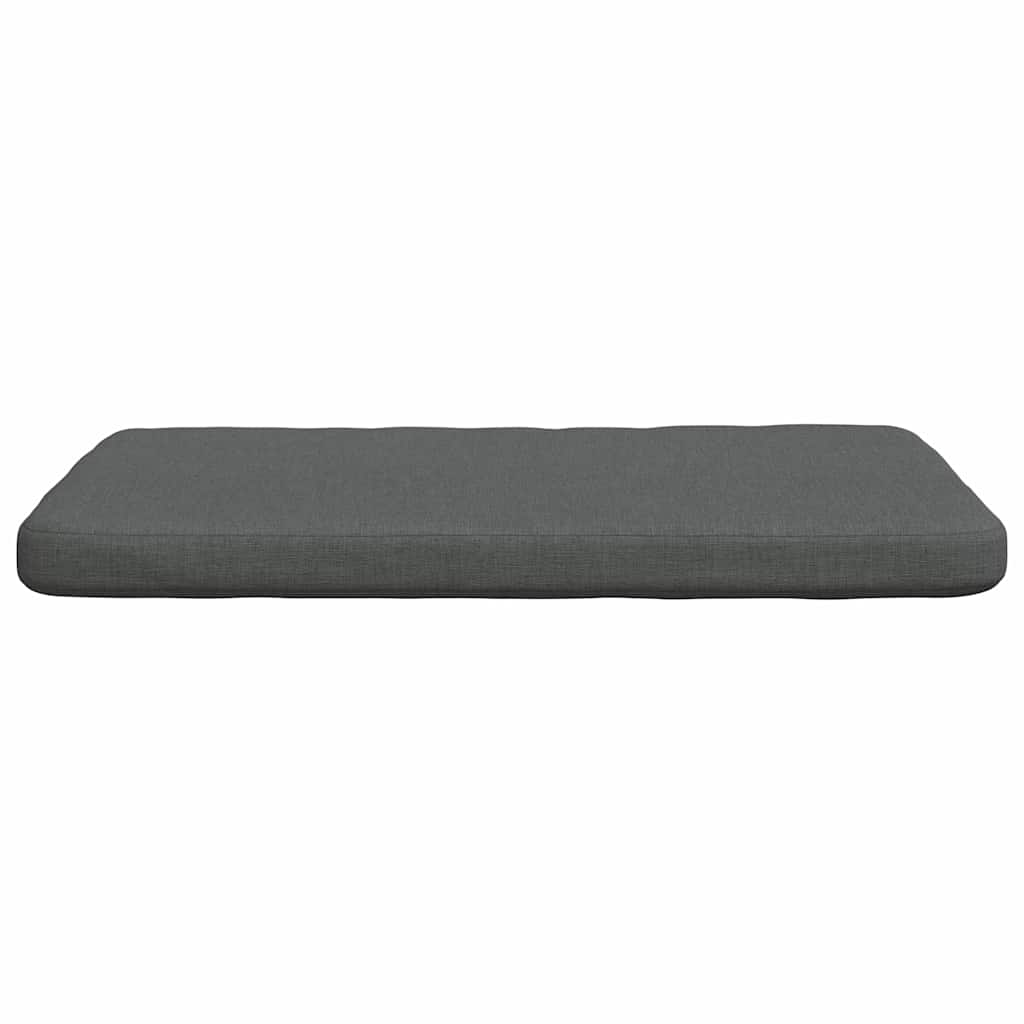 Cuscini per Seduta 4 pcs Grigio scuro 40 x 40 x 3 cm Tessuto | homemem39