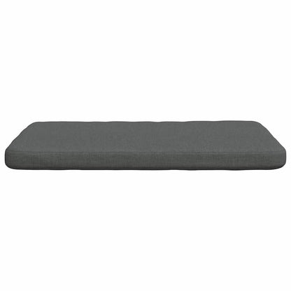 Cuscini per Seduta 4 pcs Grigio scuro 40 x 40 x 3 cm Tessuto | homemem39