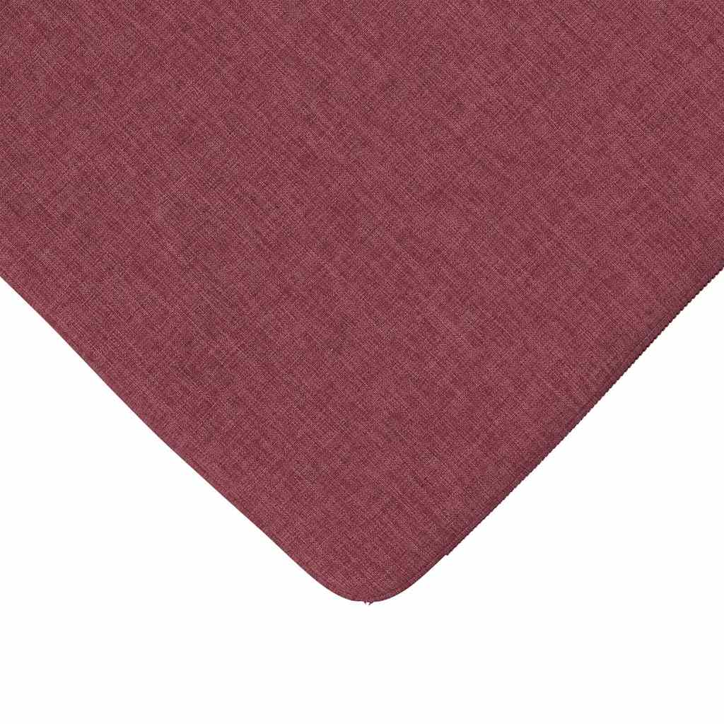 Cuscini per Seduta 4 pcs Rosso Vino 40 x 40 x 3 cm Tessuto | homemem39