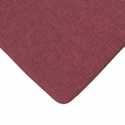 Cuscini per Seduta 4 pcs Rosso Vino 40 x 40 x 3 cm Tessuto | homemem39