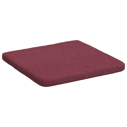 Cuscini per Seduta 4 pcs Rosso Vino 40 x 40 x 3 cm Tessuto | homemem39