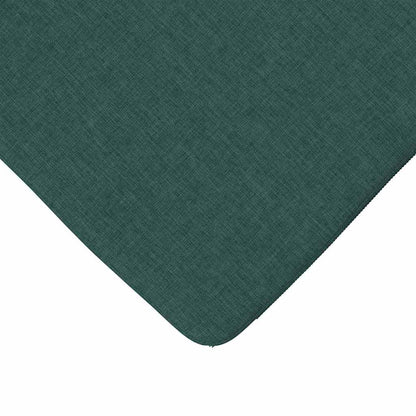 Cuscini per Seduta 4 pz Tessuto Verde Scuro 40 x 40 x 3 cm