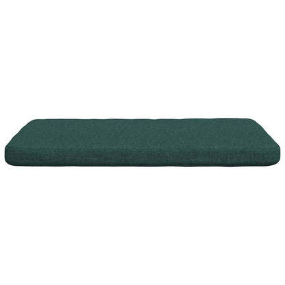 Cuscini per Seduta 4 pz Tessuto Verde Scuro 40 x 40 x 3 cm