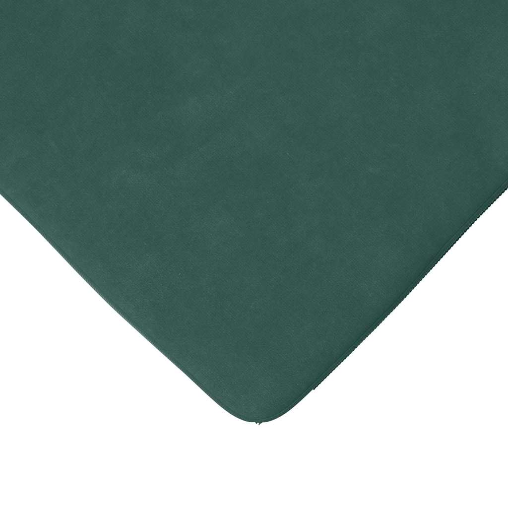 Cuscini per Seduta 4 pcs Verde Scuro 40 x 40 x 3 cm Velluto | homemem39