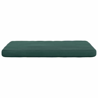 Cuscini per Seduta 4 pcs Verde Scuro 40 x 40 x 3 cm Velluto | homemem39