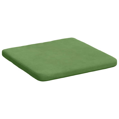 Cuscini per Seduta 4 pcs Verde chiaro 40 x 40 x 3 cm Velluto | homemem39