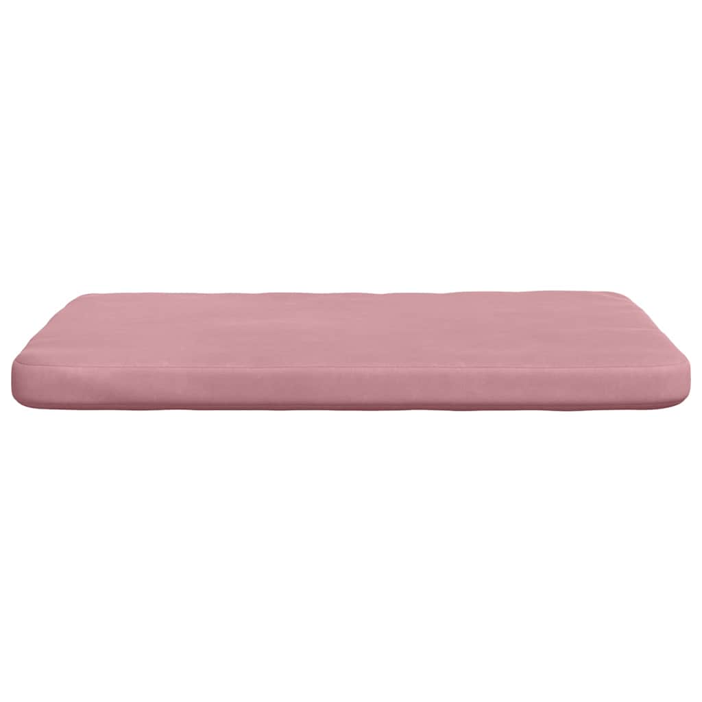 Cuscini per Seduta 4 pcs Rosa 40 x 40 x 3 cm Velluto | homemem39