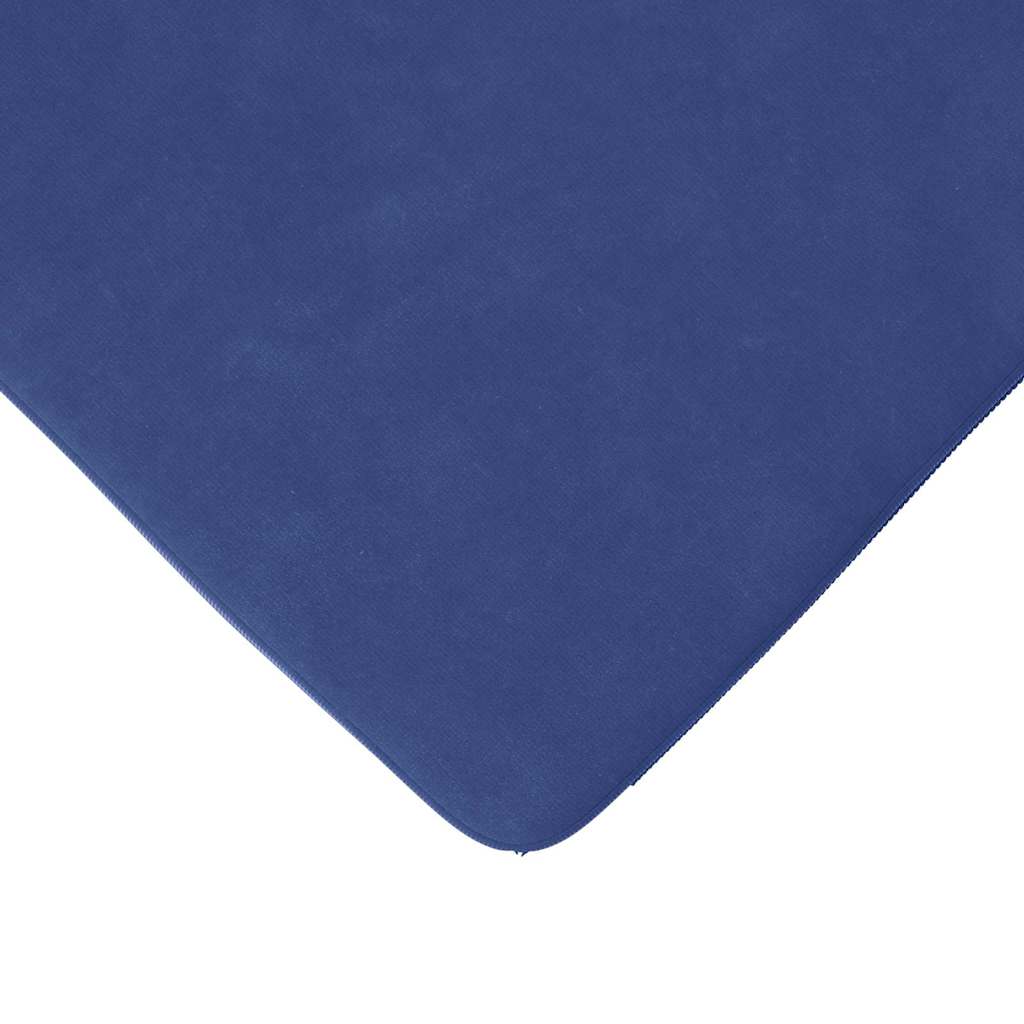 Cuscini per Seduta 4 pcs Blu Polizia 40 x 40 x 3 cm Velluto | homemem39