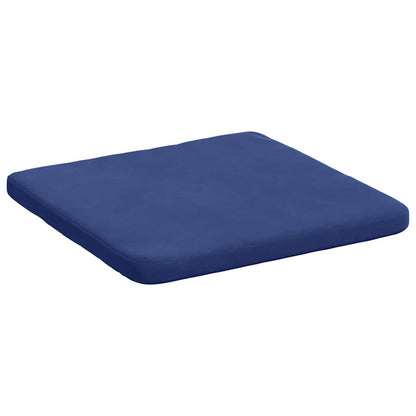 Cuscini per Seduta 4 pcs Blu Polizia 40 x 40 x 3 cm Velluto | homemem39