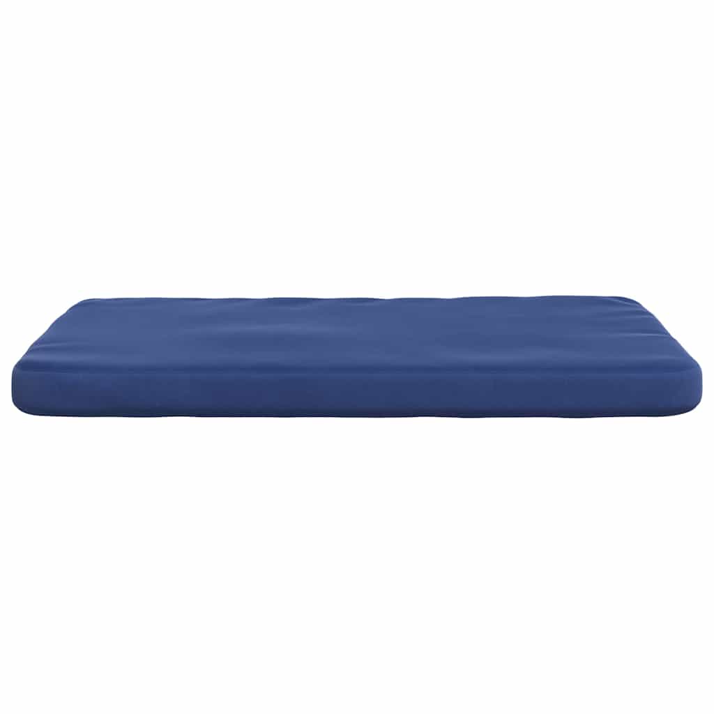 Cuscini per Seduta 4 pcs Blu Polizia 40 x 40 x 3 cm Velluto | homemem39