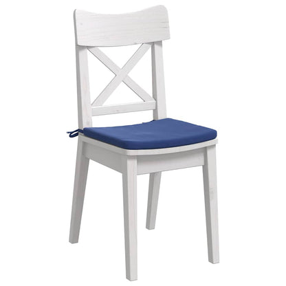 Cuscini per Seduta 4 pcs Blu Polizia 40 x 40 x 3 cm Velluto | homemem39
