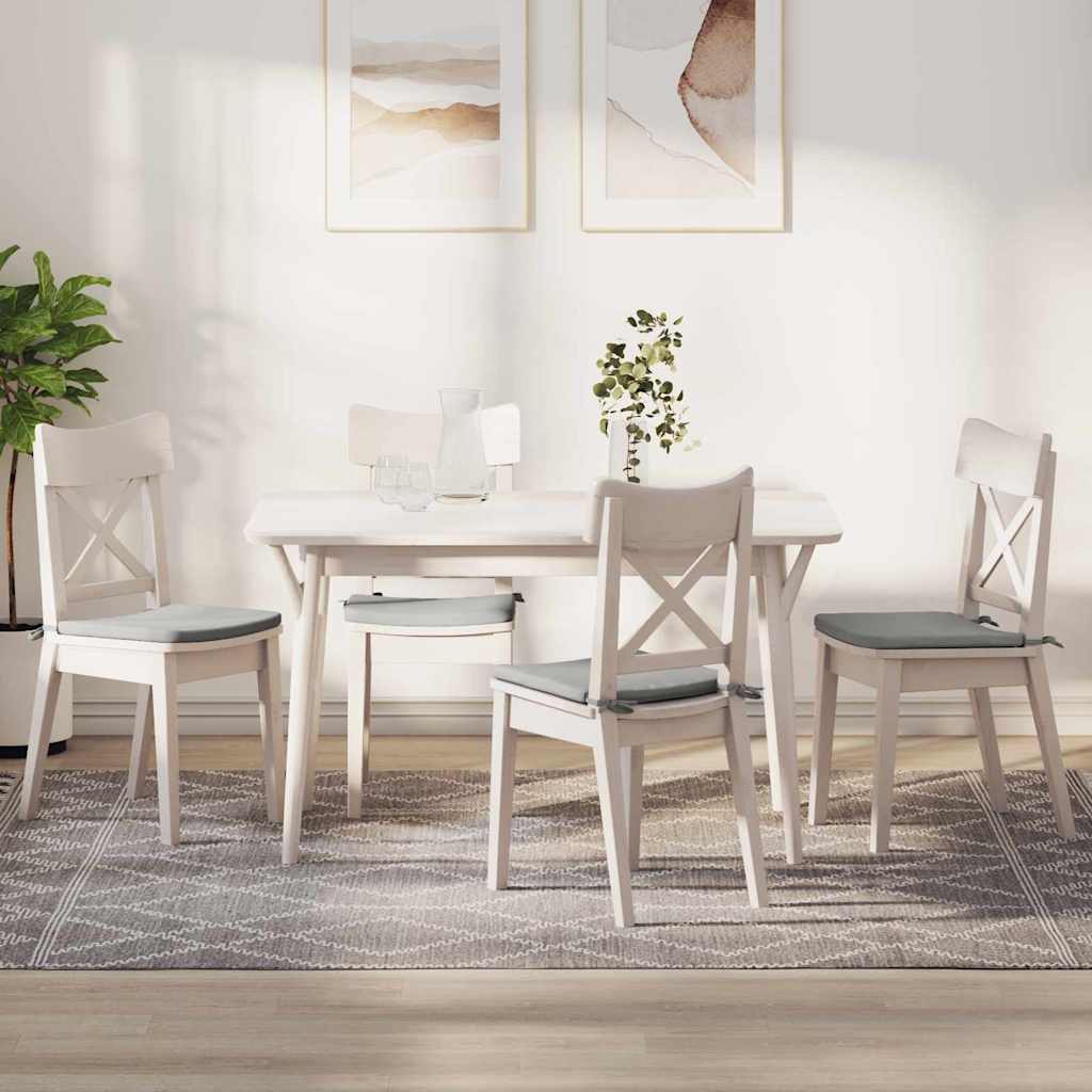 Cuscini per Seduta 4 pcs Grigio chiaro 40 x 40 x 3 cm | homemem39