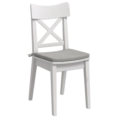 Cuscini per Seduta 4 pcs Grigio chiaro 40 x 40 x 3 cm | homemem39
