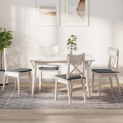 Cuscini per Seduta 4 pcs Grigio scuro 40 x 40 x 3 cm | homemem39