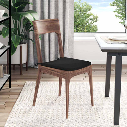 Cuscini per Seduta 4 pcs Nero 40 x 40 x 3 cm