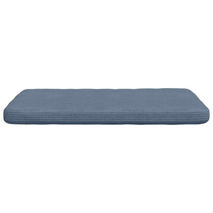 Cuscini per Seduta 4 pcs Blu 40 x 40 x 3 cm Tessuto in Cords | homemem39