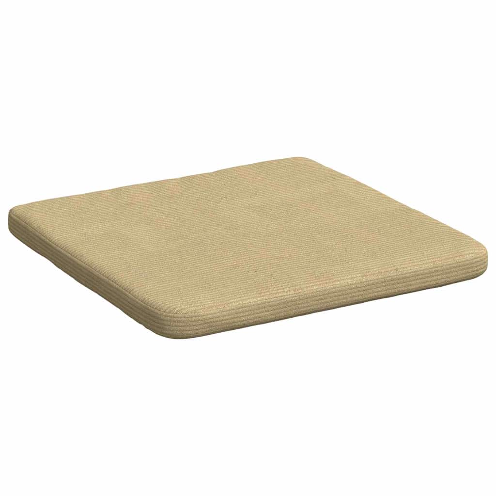Cuscini per Seduta 4 pcs Grigio Verde 40 x 40 x 3 cm | homemem39