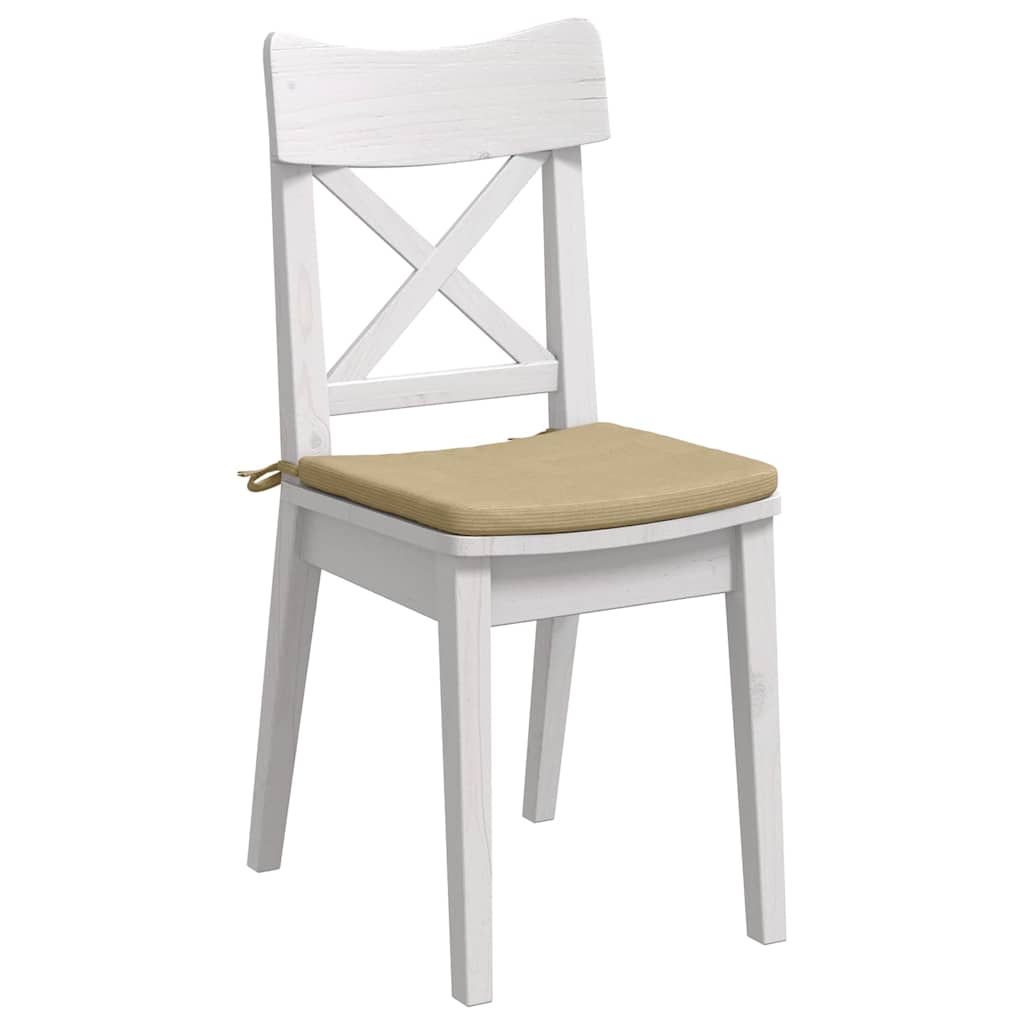 Cuscini per Seduta 4 pcs Grigio Verde 40 x 40 x 3 cm | homemem39