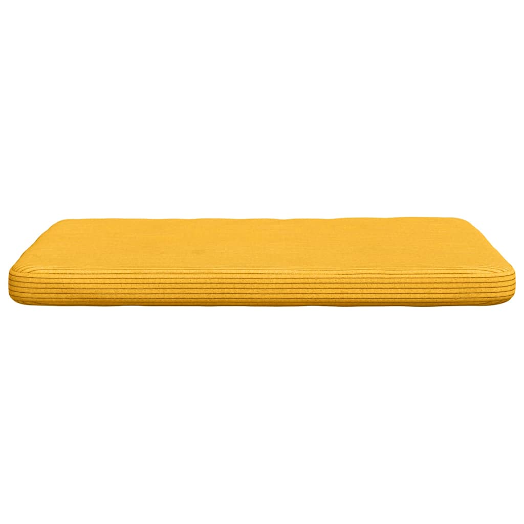 Cuscini per Seduta 4 pcs Giallo Chiaro 40 x 40 x 3 cm | homemem39
