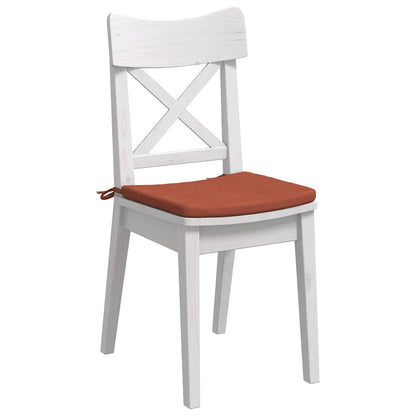 Cuscini per Seduta 4 pcs Rosso Arancio 40 x 40 x 3 cm | homemem39