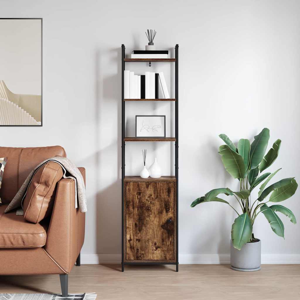 Armadio per Libri Rovere fumé 40 x 24 x 161 cm