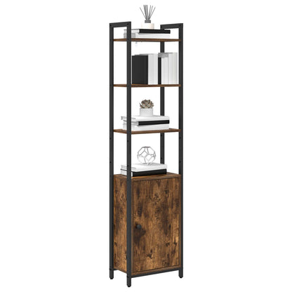 Armadio per Libri Rovere fumé 40 x 24 x 161 cm | homemem39