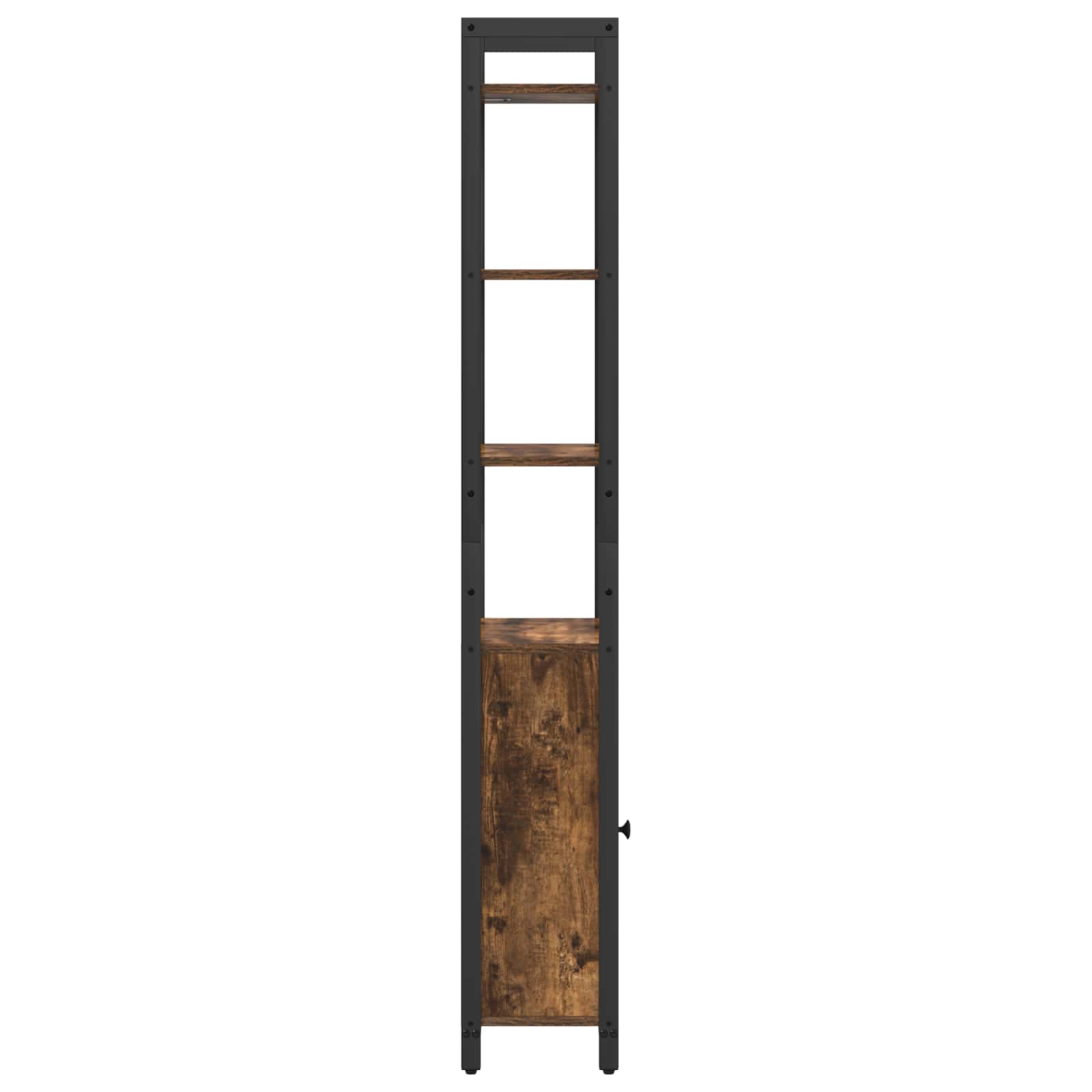 Armadio per Libri Rovere fumé 40 x 24 x 161 cm | homemem39