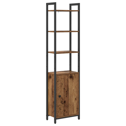 Armadio per Libri Legno vecchio 40 x 24 x 161 cm | homemem39