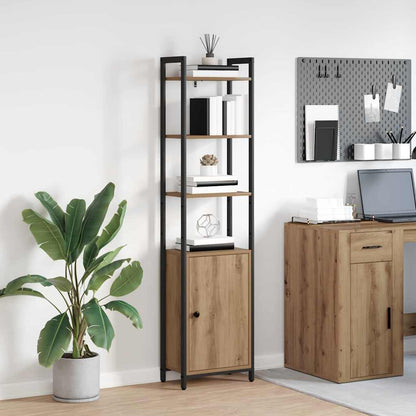 Armadio per Libri Rovere artigianale 40 x 24 x 161 cm