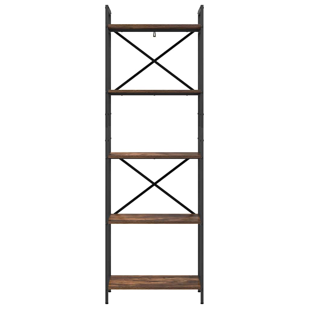 Libreria Rovere fumé 56 x 34 x 171 cm Legno multistrato