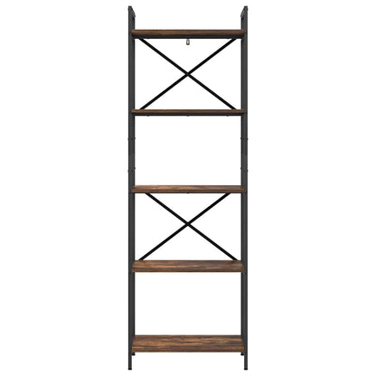 Libreria Rovere fumé 56 x 34 x 171 cm Legno multistrato